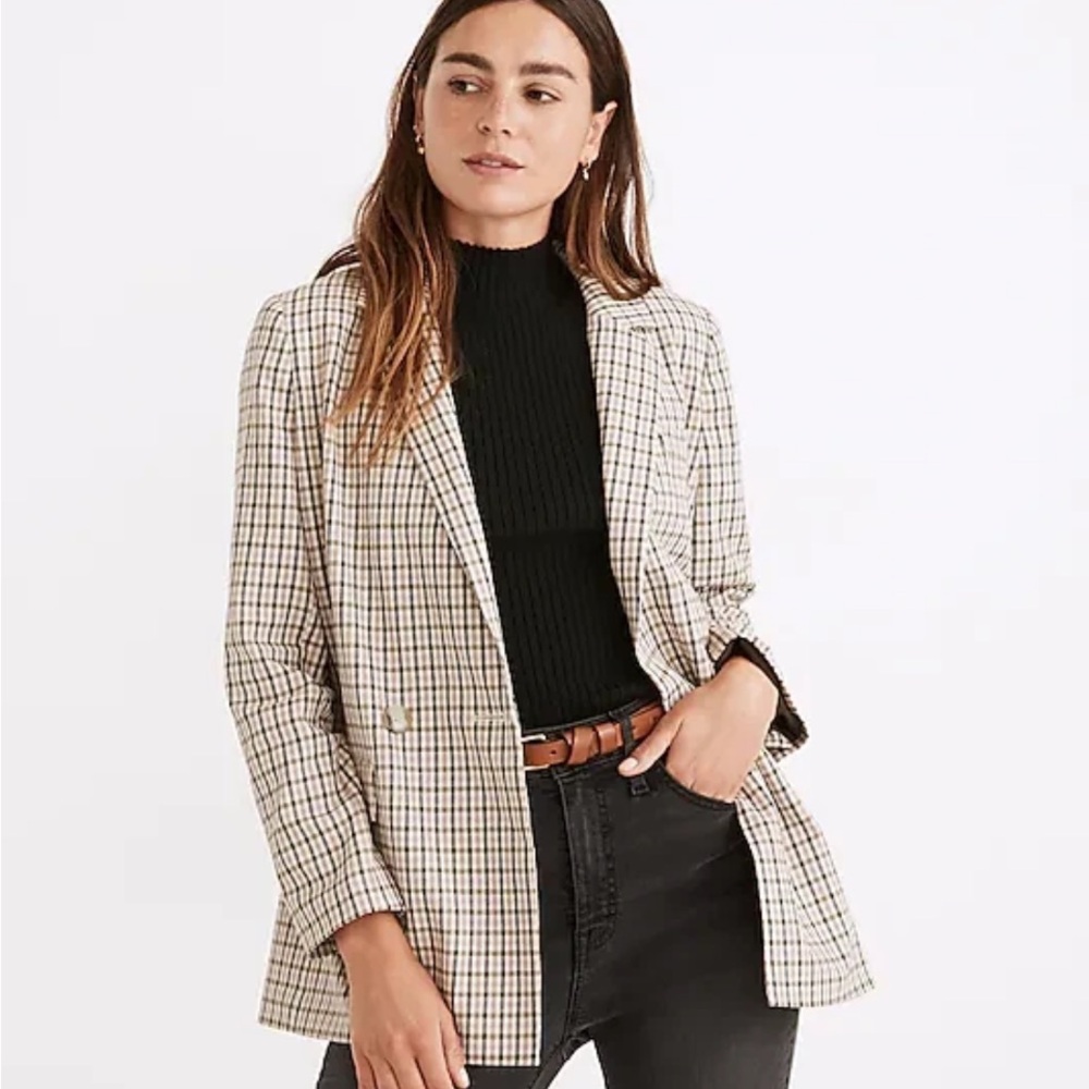 Madewell Dorset Blazer in Albermarle Plaid - Picture 9 of 9